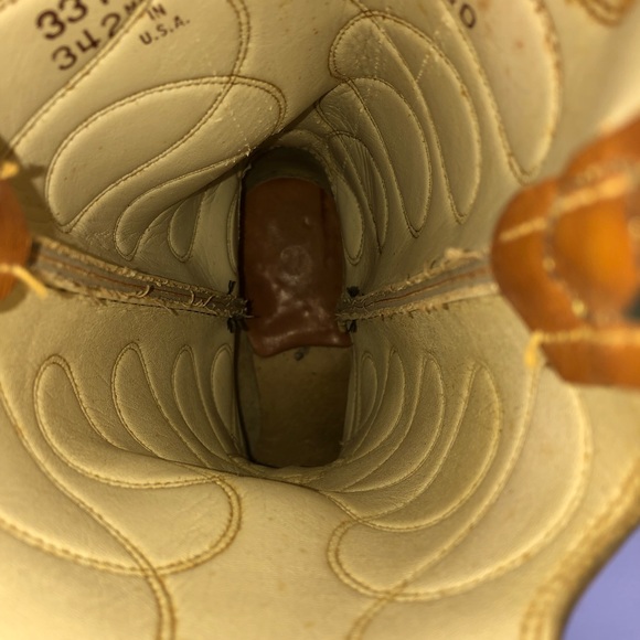 Vintage Texas Made In USA Cowboy Embroidered Boots - Picture 10 of 13